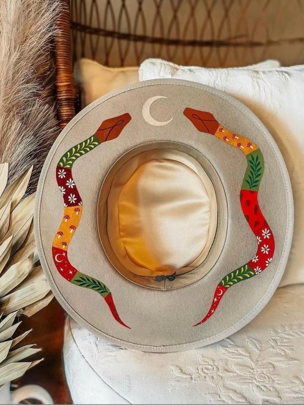 Patchwork Snake Luna Bloom Life Hat